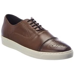 M by Bruno Magli Stefanucci Leather Sneaker - men