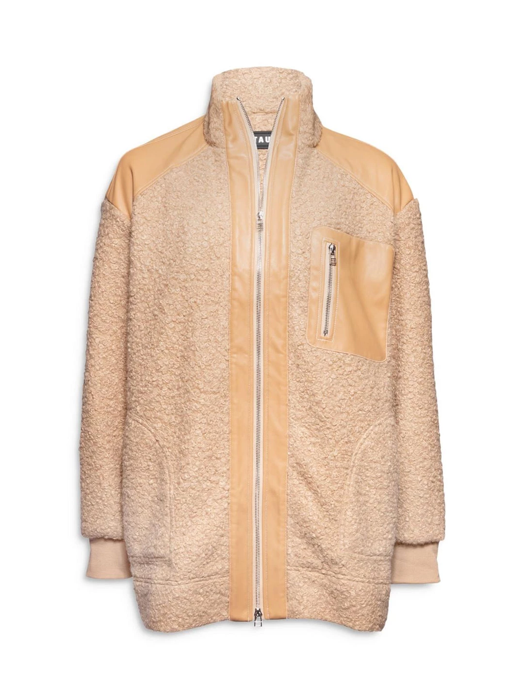 STAUD Womens Faux Fur Midi Faux Fur Coat 3 STAUD Womens Faux Fur Midi Faux Fur Coat