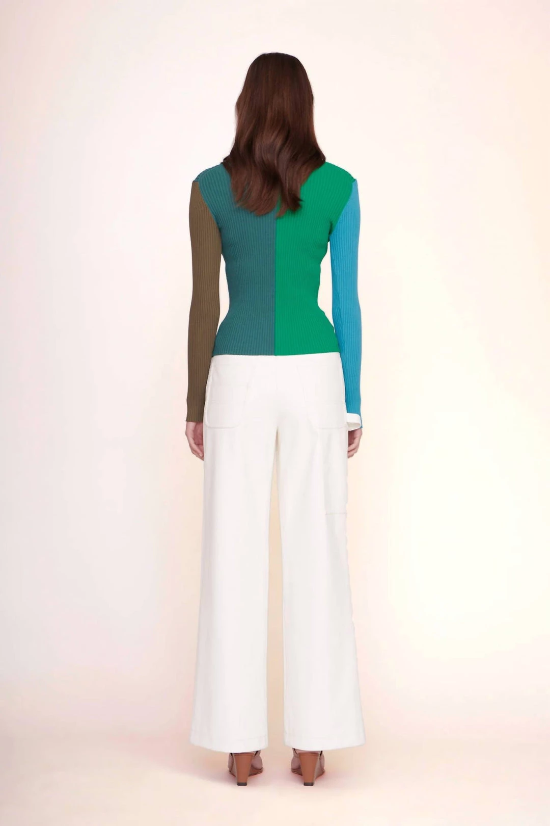 Staud Cargo Sweater Cardigan in Fern Multi - women 5 Staud Cargo Sweater Cardigan in Fern Multi - women - Image 3