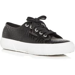 Superga 2750 Syntcrocodile Womens Lifestyle Lace Up Fashion Sneakers