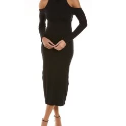 LNA Ark Rib Midi Dress - women