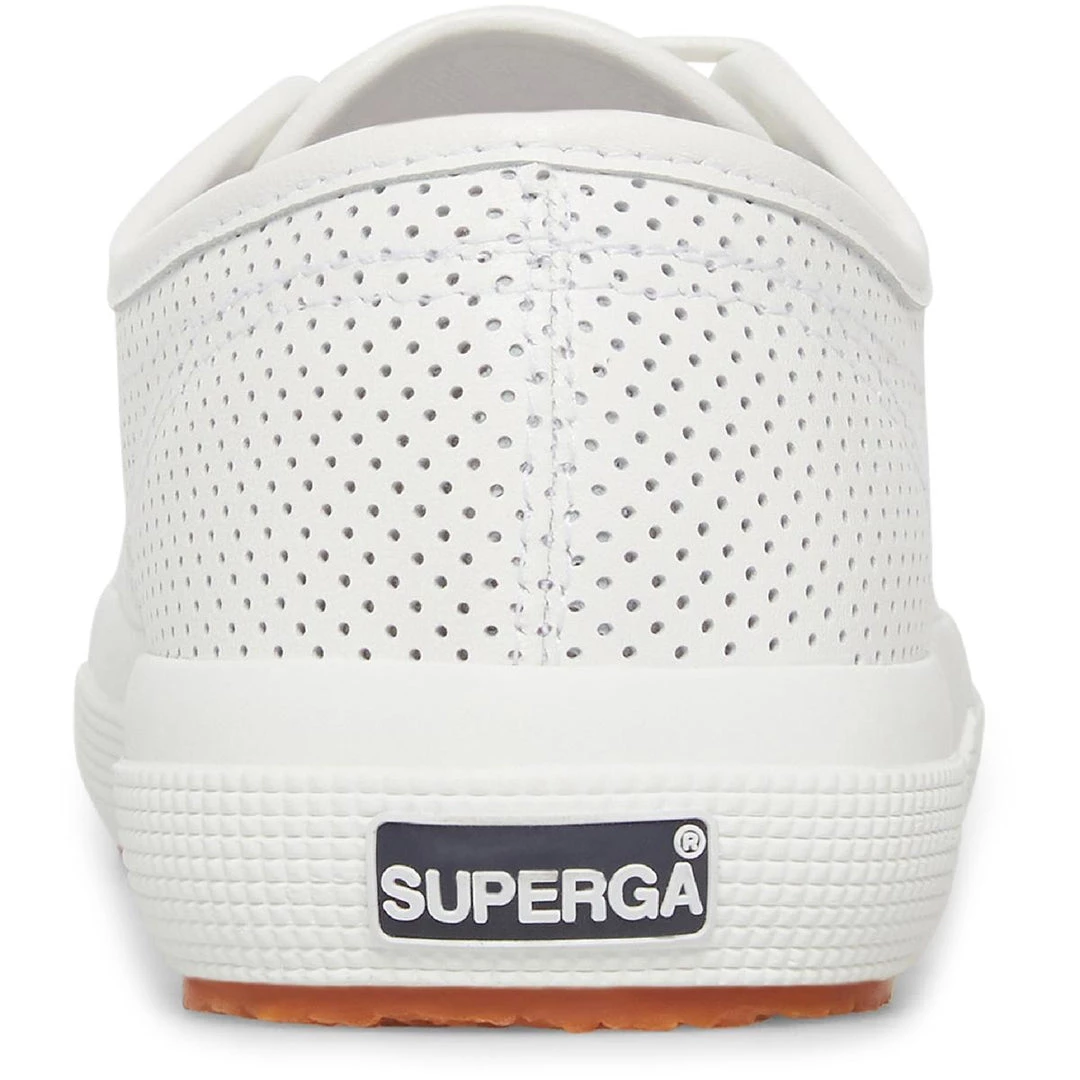 Superga 2750 Perforated Leather Womens Leather Lifestyle Casual and Fashion Sneakers 5 Superga 2750 Perforated Leather Womens Leather Lifestyle Casual and Fashion Sneakers - Image 3