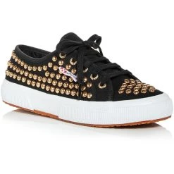 Superga 2750 COTSTUDS1W Womens Canvas Studded Casual and Fashion Sneakers
