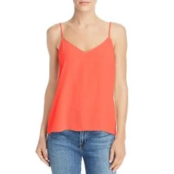 Equipment Layla Womens Silk Blend V Neck Top