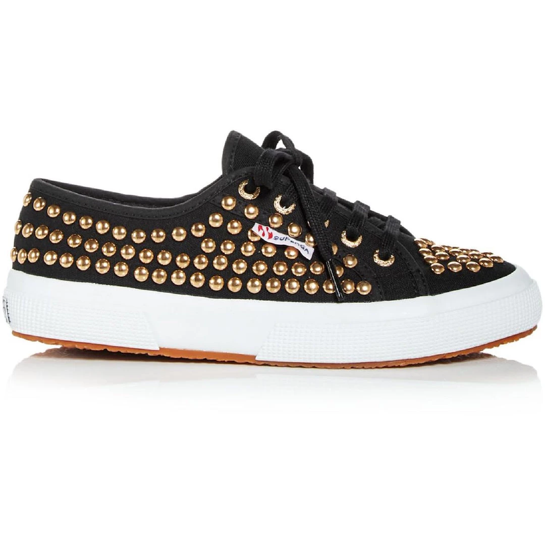 Superga 2750 COTSTUDS1W Womens Canvas Studded Casual and Fashion Sneakers 4 Superga 2750 COTSTUDS1W Womens Canvas Studded Casual and Fashion Sneakers - Image 2
