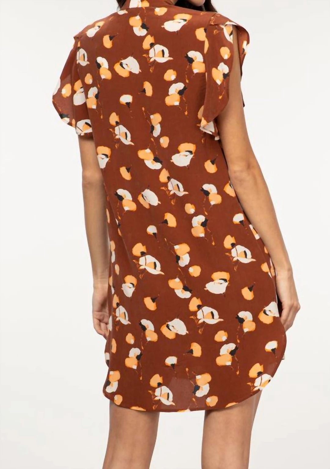 Equipment Lorainna Dress in Tortoise Shell Multi - women 5 Equipment Lorainna Dress in Tortoise Shell Multi - women - Image 3