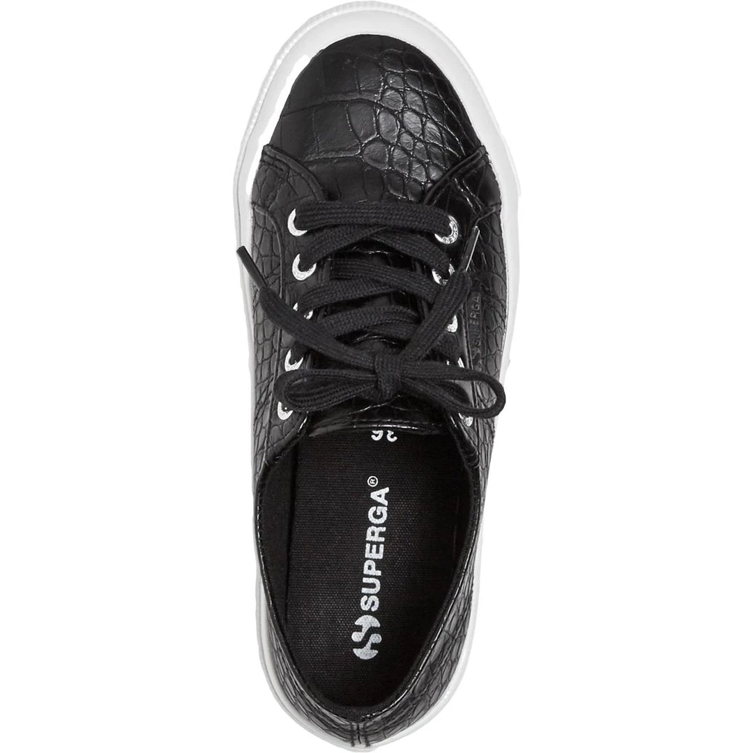 Superga 2750 Syntcrocodile Womens Lifestyle Lace Up Fashion Sneakers 5 Superga 2750 Syntcrocodile Womens Lifestyle Lace Up Fashion Sneakers - Image 3