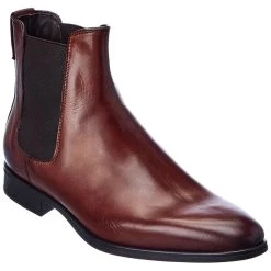 M by Bruno Magli Mariano Leather Boot - men