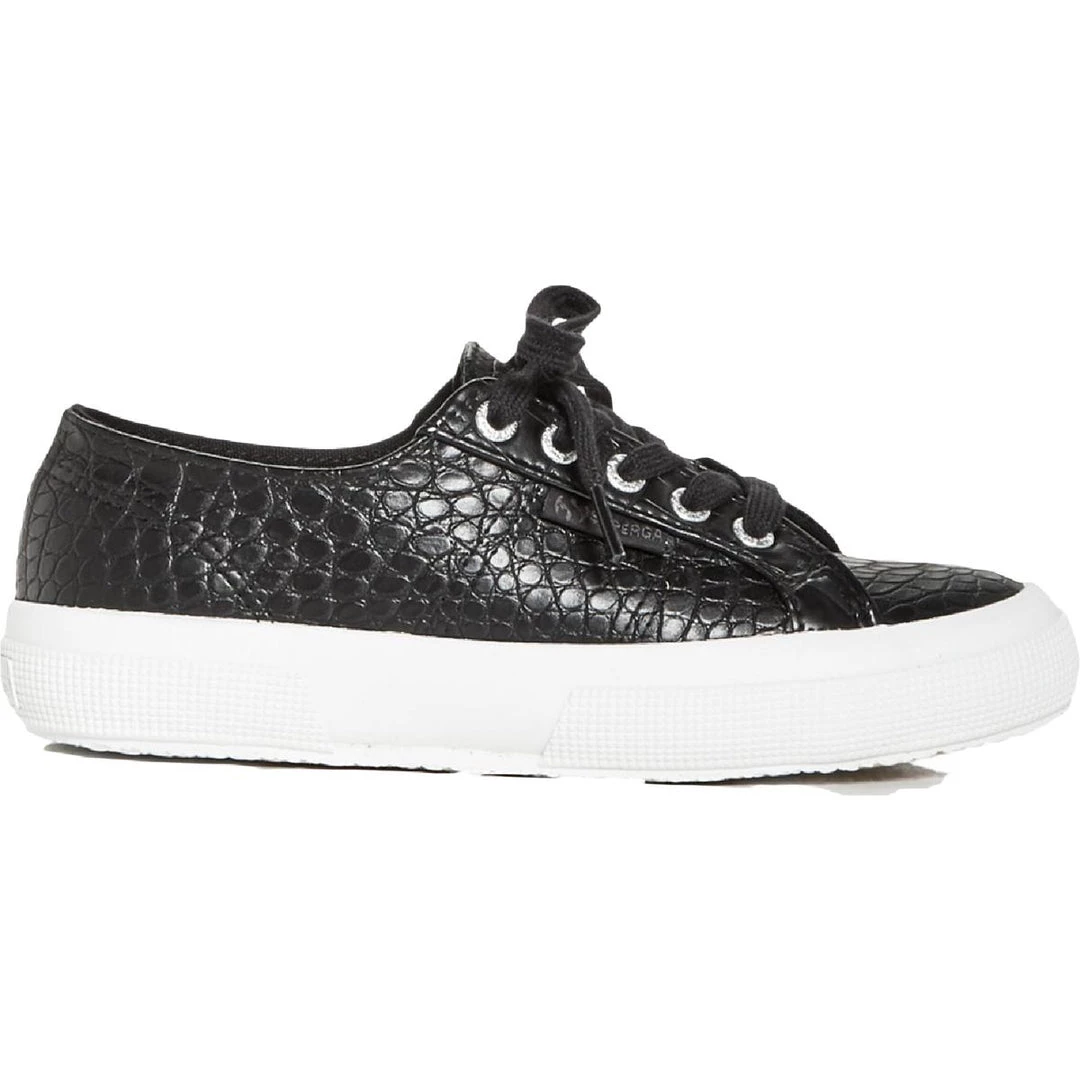 Superga 2750 Syntcrocodile Womens Lifestyle Lace Up Fashion Sneakers 4 Superga 2750 Syntcrocodile Womens Lifestyle Lace Up Fashion Sneakers - Image 2