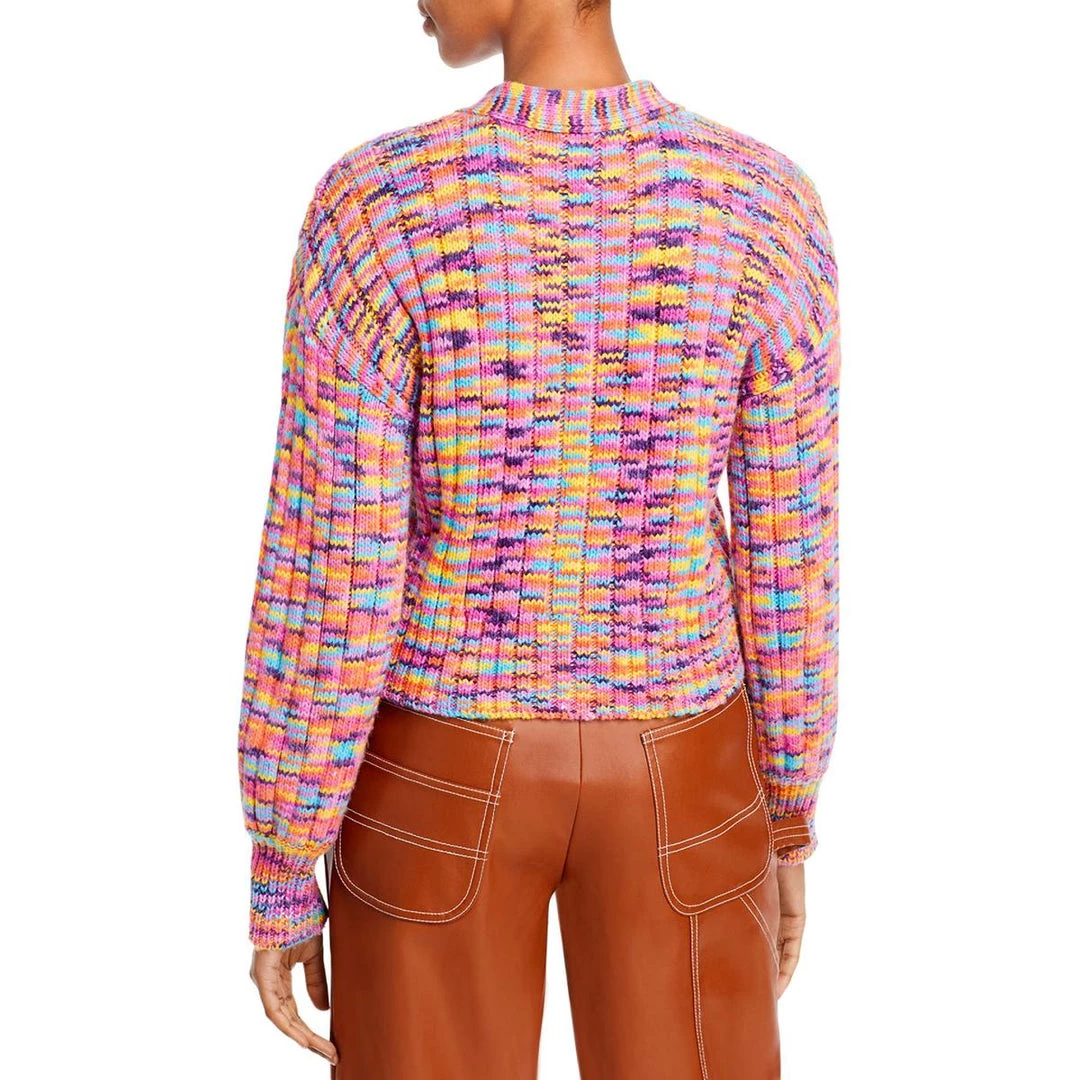 STAUD Eloise Womens V-Neck Button Front Cardigan Sweater 4 STAUD Eloise Womens V-Neck Button Front Cardigan Sweater - Image 2