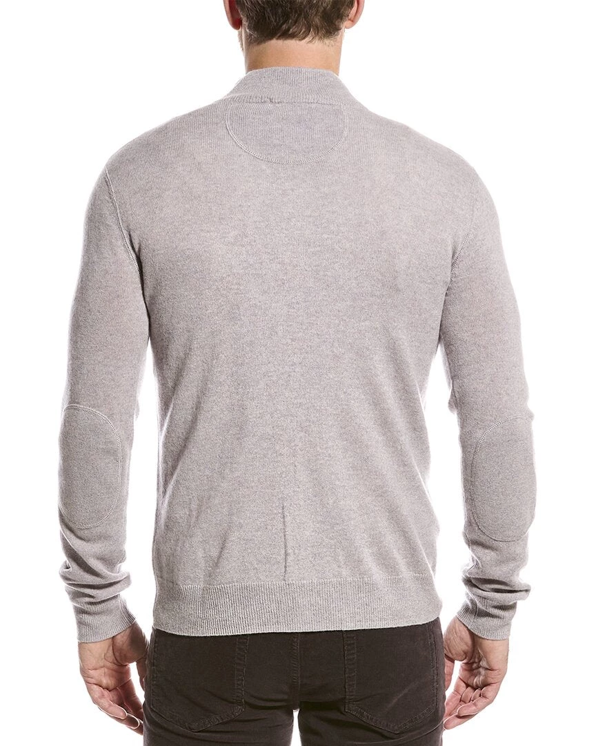 Raffi Zip Mock Neck Cashmere Sweater - men 4 Raffi Zip Mock Neck Cashmere Sweater - men - Image 2