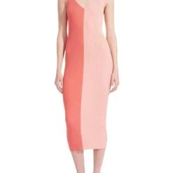 Staud Dana Dress in Bittersweet/Peach - women
